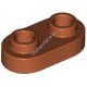 Деталь Лего Пластина 1 х 2 Закругленная С 2 Штырьками Цвет Темно-Оранжевый