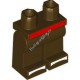 Деталь Лего Ноги С Рисунком Цвет Темно-Коричневый
