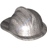 Деталь Лего Пожарный Шлем Цвет Металлический Серебрянный