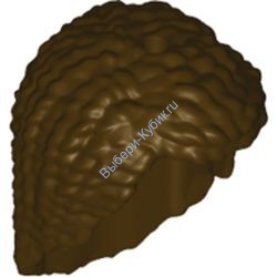 Деталь Лего Парик Цвет Темно-Коричневый