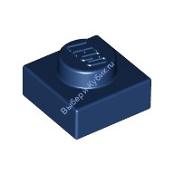Деталь Лего Пластина 1 х 1 Цвет Темно-Синий