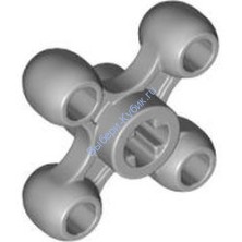 Деталь Лего Техник Ручка-Шестеренка / Колесо С Отверстием Для Оси Цвет Светло-Серый