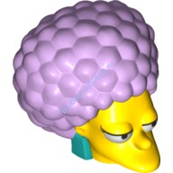 Деталь Лего Голова Модифицированная Симпсоны Цвет Желтый