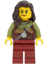 Минифигурка Лего Викинги Девушка Викинг Воин