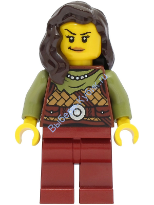 Минифигурка Лего Викинги Девушка Викинг Воин