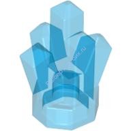 Деталь Лего Камень / Кристалл 1 х 1 5 Точек Цвет Прозрачно-Синий