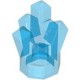 Деталь Лего Камень / Кристалл 1 х 1 5 Точек Цвет Прозрачно-Синий