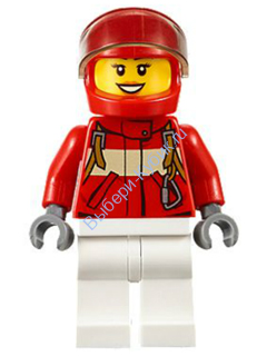 Минифигурка Лего Женщина- фельдшер - пилот