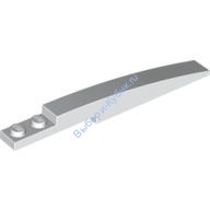 Деталь Лего Скос Закругленный 10 х 1 Цвет Белый