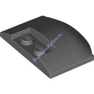 Деталь Лего Клин 3 x 4 x 2/3 Тройной Изогнутый Цвет Темно-Серый