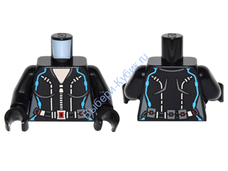Детали Лего Торс Цвет Черный