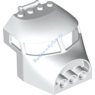 Деталь Лего Фюзеляж Самолета С Изгибом 6 х 6 Верх С Ручкой Цвет Белый