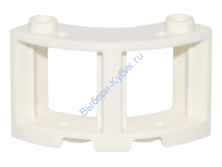 Деталь Лего Окно Круглое Угловое 3 x 3 x 2 Цвет Белый
