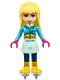 Friends Stephanie, Light Aqua Skirt, Dark Azure Top, Skates (41322)