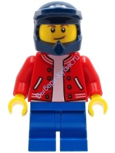 Минифигурка Лего Сити Гонщик BMX