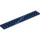 Деталь Лего Пластина 2 х 14 Цвет Темно-Синий