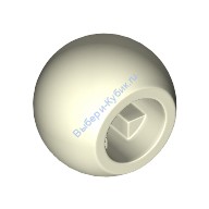 Деталь Лего Техник Поворотный Шар Светящийся В Темноте Цвет Светящийся в Темноте Белый