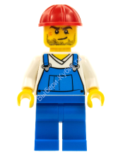  Минифигурка Лего Сити Рабочий
