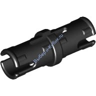 Деталь Лего Техник Пин Фрикционный С Прорезями В Центре Цвет Черный