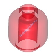 Деталь Лего Голова Минифигурки Цвет Прозрачно-Красный