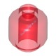 Деталь Лего Голова Минифигурки Цвет Прозрачно-Красный