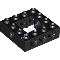Деталь Лего Техник Кубик 4 х 4 Открытый Центр Цвет Черный