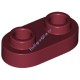 Деталь Лего Пластина 1 х 2 Закругленная С 2 Штырьками Цвет Темно-Красный