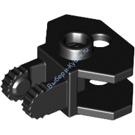 Деталь Лего Петля 1 х 2 С Гнездом Для Шара Цвет Черный