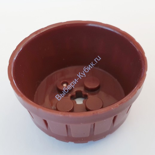 Деталь Аналог Совместимый С Лего Кадка коричневая