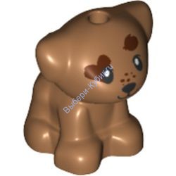 Деталь Лего Собака Щенок Цвет Карамельный