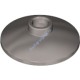 Деталь Лего Тарелка 2 х 2 Перевернутая Цвет Металлический Серебрянный