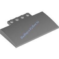 Деталь Лего Скос Закругленный 5 х 8 х 2/3 Цвет Светло-Серый