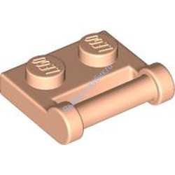 Деталь Лего Пластина 1 х 2 С Ручкой На Стороне - Закрытые Концы Цвет Светло-Телесный