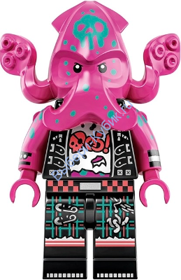 Минифигурка Лего Vidiyo Кальмар-Барабанщик vid028