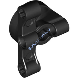 Деталь Лего Техник Держатель Ступицы Рулевого Колеса Цвет Черный