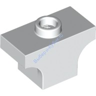 Деталь Лего Кубик Арка 1 х 2 С Одним Штырьком Цвет Белый