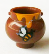 Деталь Лего Горшочек С Медом Цвет Коричневый