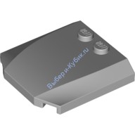 Деталь Лего Клин 4 x 4 x 2/3 Тройной Изогнутый Цвет Светло-Серый