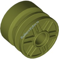 Деталь Лего Диск 18 Мм D х 14 Мм С Пин Отверстием Цвет Оливковый Зеленый