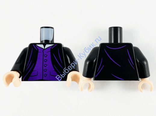 Деталь Лего Торс Цвет  Черный