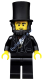 Минифигурка Лего - Авраам Линкольн, LEGO Movie (только минифигурка без подставки и аксессуаров)