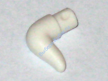 Деталь Лего Коровий рог Цвет Белый