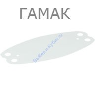 Деталь Лего Гамак 10 х 5 Цвет Белый