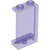 Деталь Лего Панель 1 х 2 х 3 С Боковыми Усилителями - Полые Штырьки Цвет Прозрачно-Фиолетовый