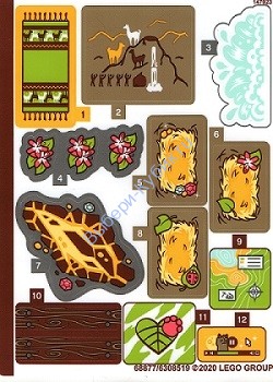 Наклейки К Набору Лего 41432 - (68877/6308519)