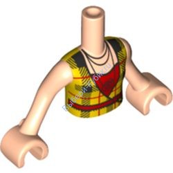 Деталь Лего Торс Мини Долл Френдс С Рисунком Цвет Светло-Телесный