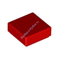 Деталь Лего Плитка 1 х 1 С Желобком Цвет Красный