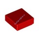 Деталь Лего Плитка 1 х 1 С Желобком Цвет Красный