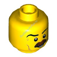 Деталь Лего Голова Минифигурки Цвет Желтый