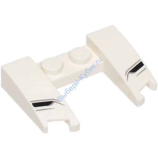 Деталь Лего Клин 3 х 4 х 2/3 Вырез С Рисунком Цвет Белый